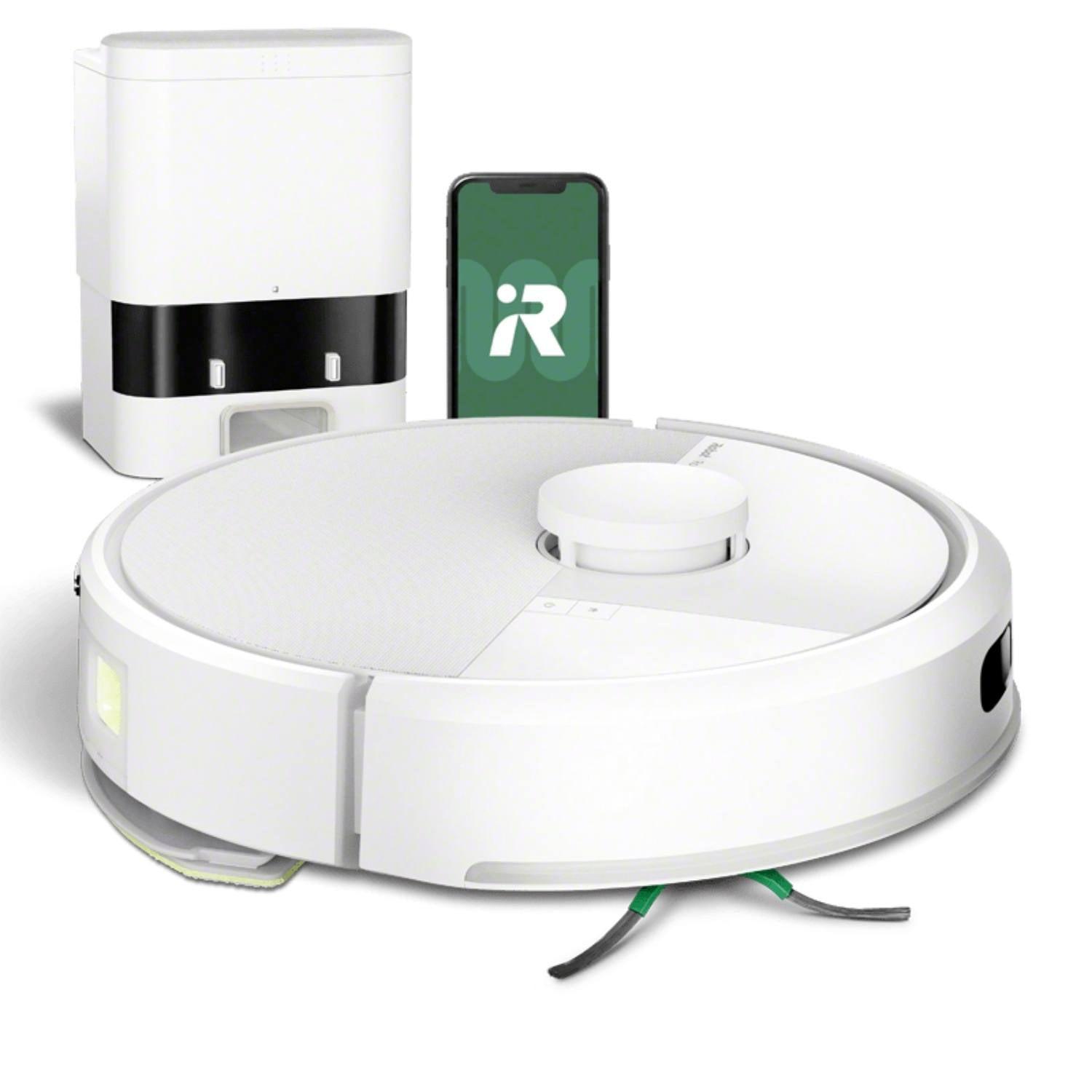 iRobot Roomba Combo 105+ med Auto-Dock Hvid robotstøvsuger