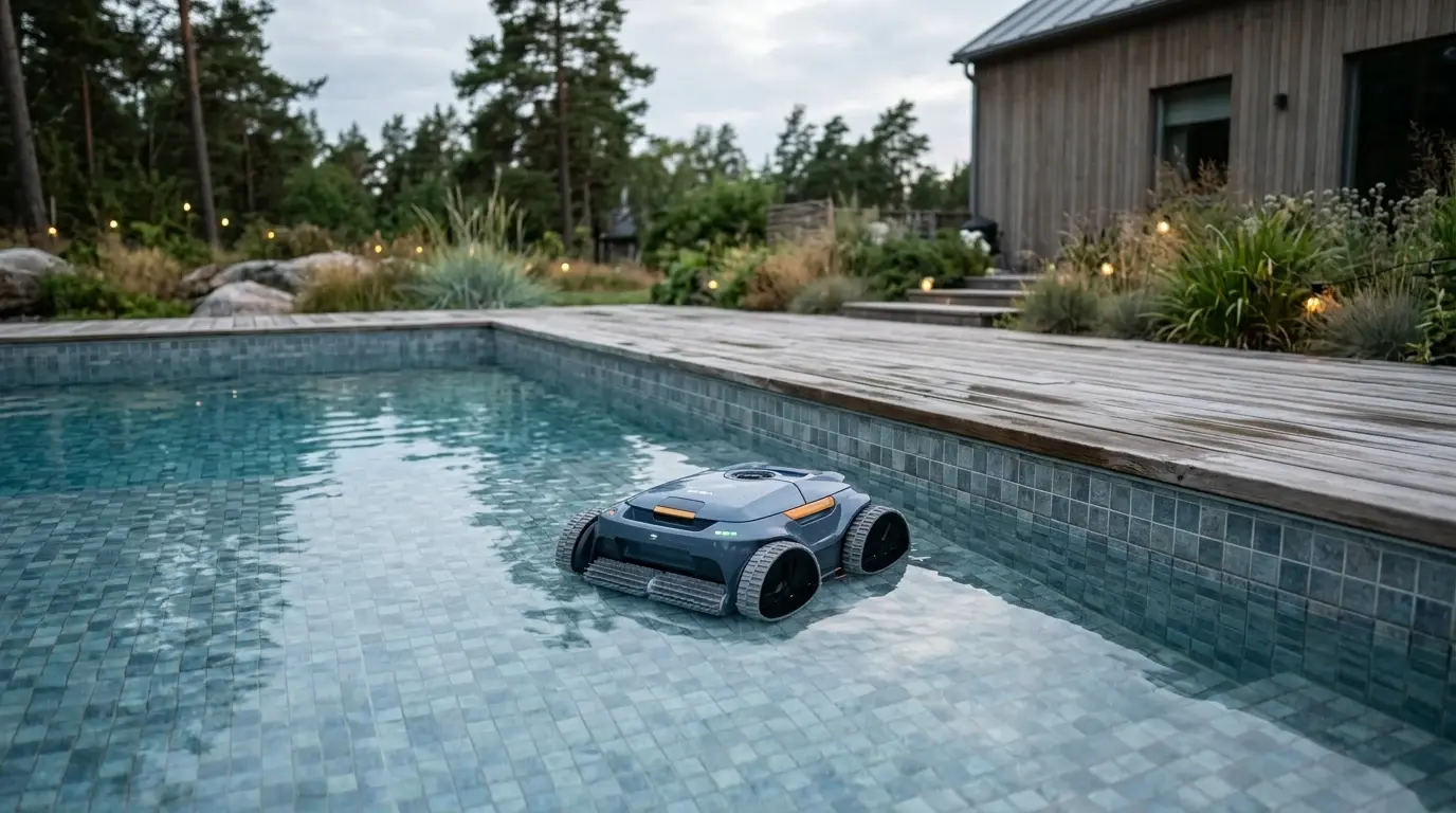 Bedste poolrobot illustreret som poolrobotter hos Robotvalg.dk